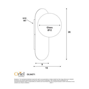 PING G9 WALL LIGHT WHITE / OPAL MATT