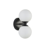OBERON.2 TWIN G9 WALL LIGHT BLACK