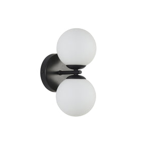 OBERON.2 TWIN G9 WALL LIGHT BLACK
