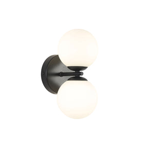 OBERON.2 TWIN G9 WALL LIGHT BLACK