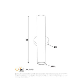 TOLI TWIN WALL LIGHT SATIN BRASS