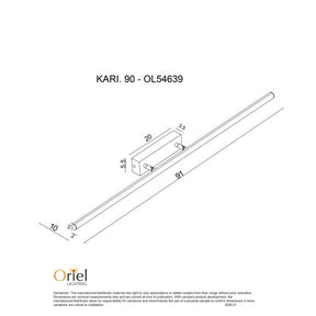 KARI.90 CTS LED VANITY LIGHT WHITE