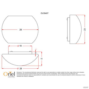 ELBA FLUSH MOUNT OPAL WALL LIGHT
