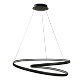 SATURN LED Spiral Pendant White Black