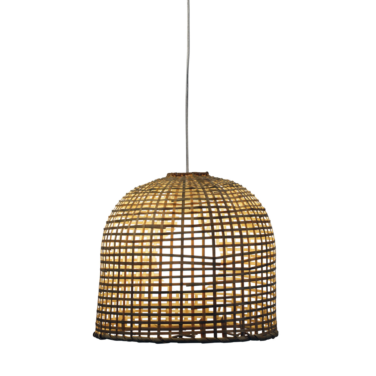 Batur Natural Rattan Shade E27 - pendant - Lux Lighting