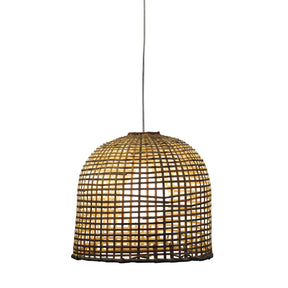 Batur Natural Rattan Shade E27 - pendant - Lux Lighting
