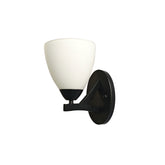 ROXBY WALL LIGHT BLACK / OPAL MATT