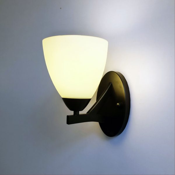ROXBY WALL LIGHT BLACK / OPAL MATT