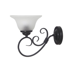 GASTON II 1LT WALL LIGHT BLACK