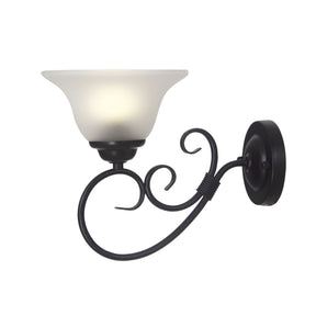GASTON II 1LT WALL LIGHT BLACK