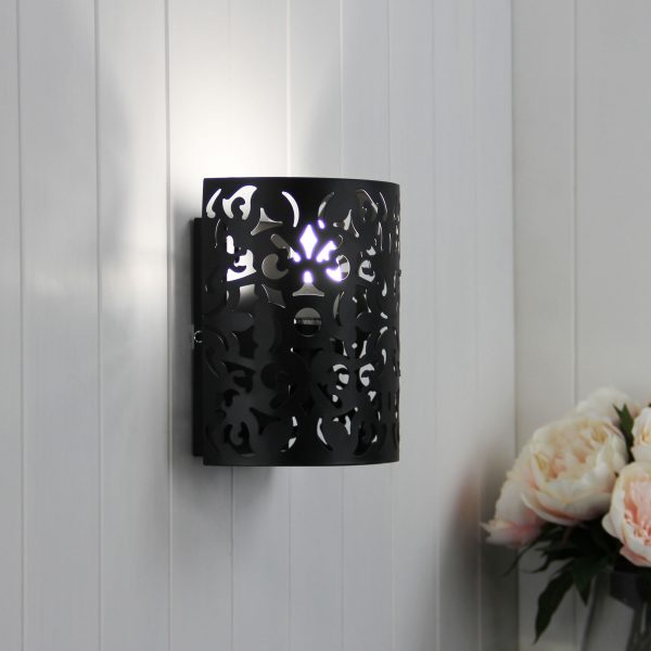 VICKY WALL LIGHT MATT BLACK E27