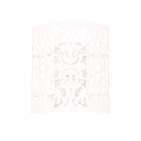 VICKY WALL LIGHT MATT WHITE E27