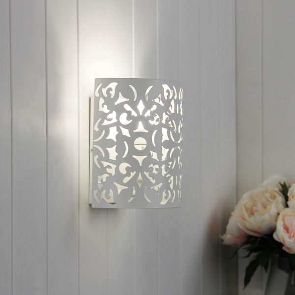 VICKY WALL LIGHT MATT WHITE E27