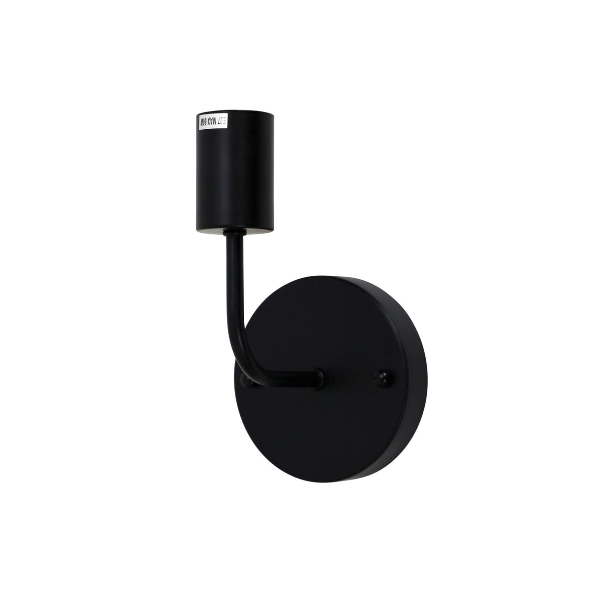 PIP WALL LIGHT BLACK