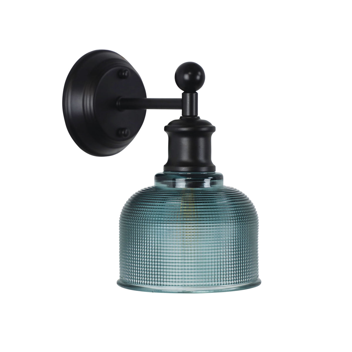 BRIGHTON WALL LIGHT BLACK / BLUE