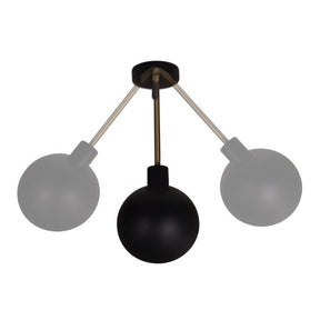 KLAS WALL LIGHT BLACK / ANT BRASS