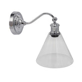 ABBY WALL LIGHT CHROME / CLEAR
