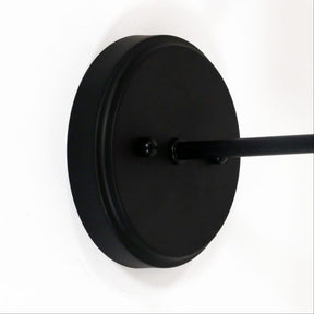KINBURY WALL LIGHT BLACK w/ OPAL MATT GLASS