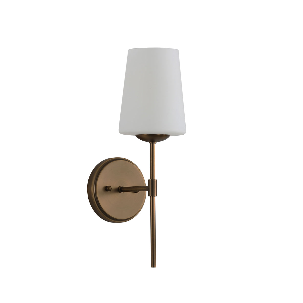 KINBURY WALL LIGHT BRONZE w/ OPAL MATT GLASS
