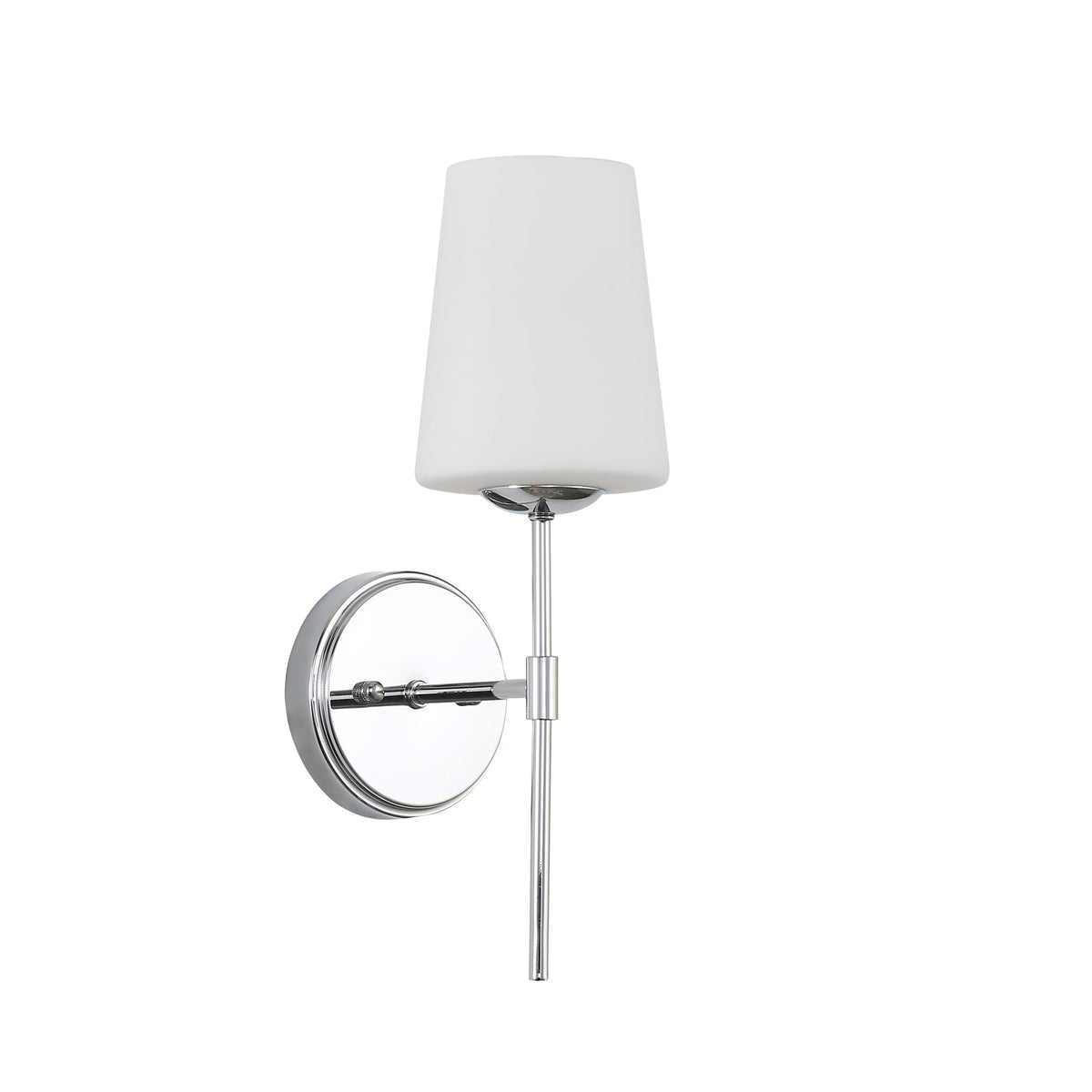 KINBURY WALL LIGHT CHROME w/ OPAL MATT GLASS