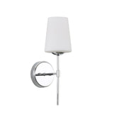 KINBURY WALL LIGHT CHROME w/ OPAL MATT GLASS