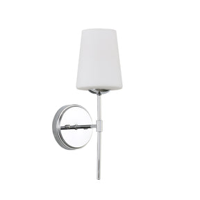 KINBURY WALL LIGHT CHROME w/ OPAL MATT GLASS