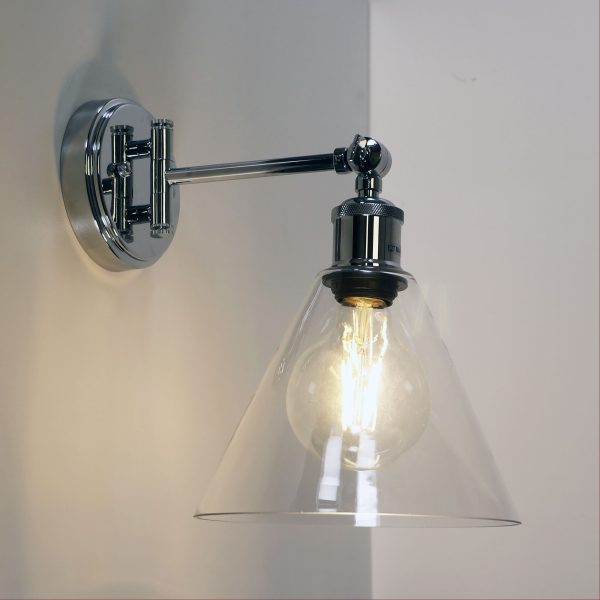 HEATH WALL LIGHT CHROME / CLEAR
