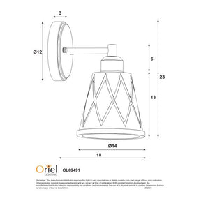 DRAM WALL LIGHT BLACK/BLUE
