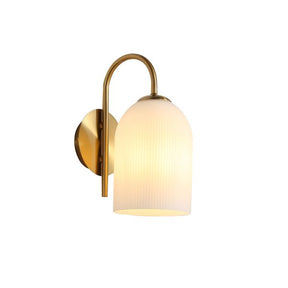 ARLEY WALL LIGHT SATIN BRASS / OPAL MATT