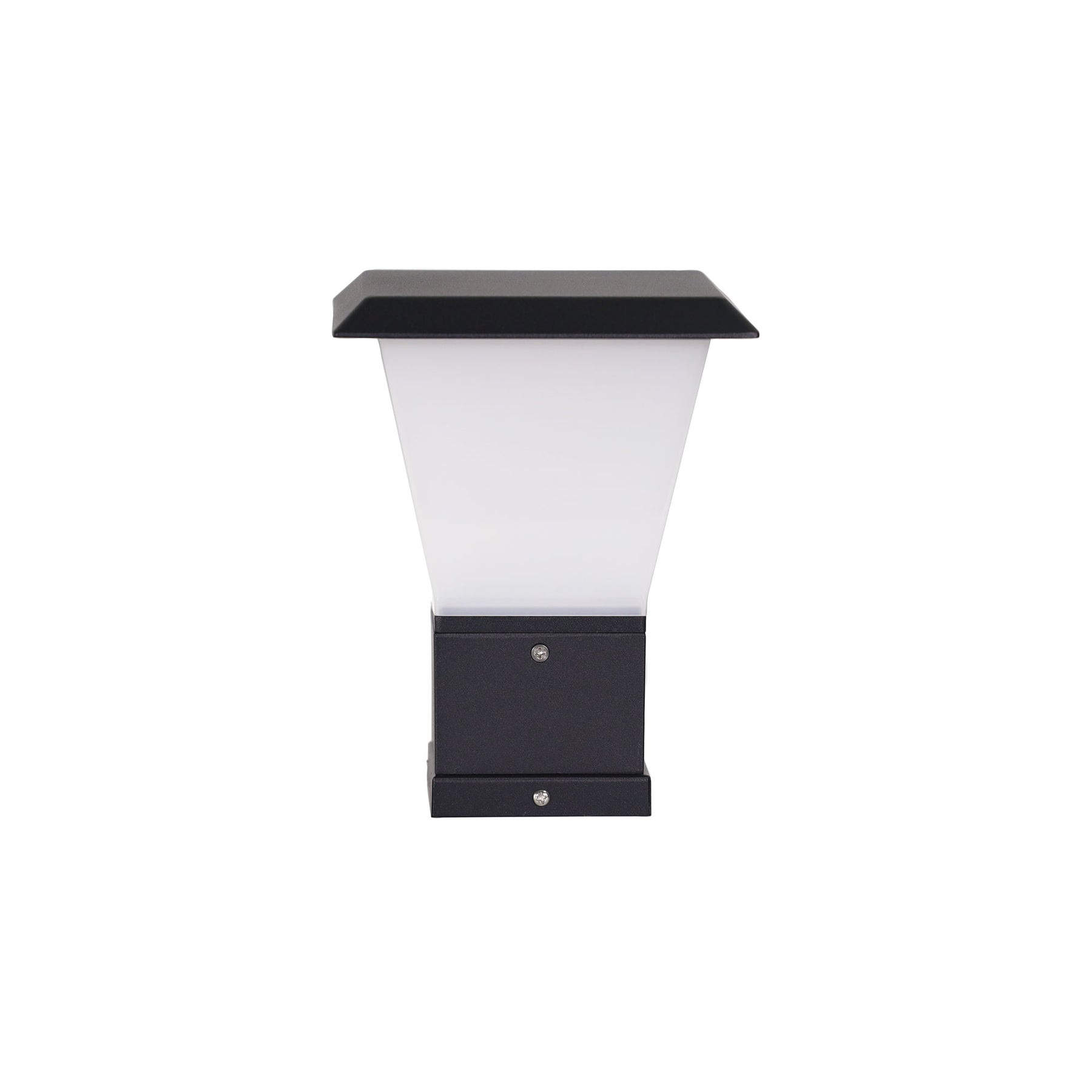 OBLIK PILLAR MOUNT OUTDOOR LIGHT BLACK