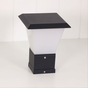 OBLIK PILLAR MOUNT OUTDOOR LIGHT BLACK