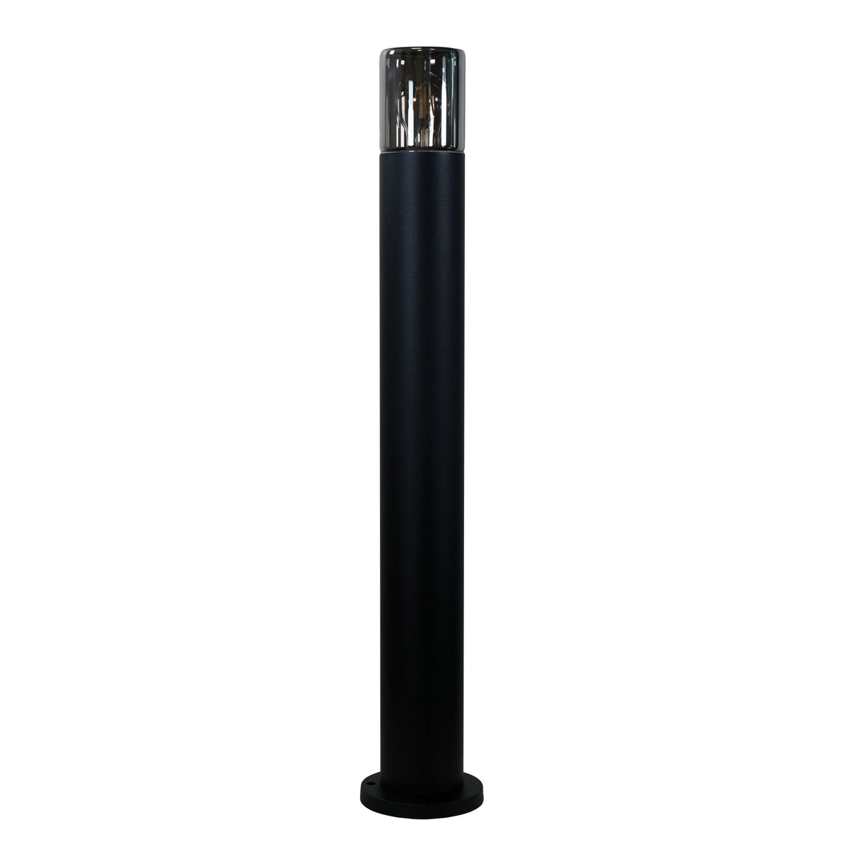 WANAKA.80 BOLLARD BLACK / SMOKE