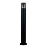 WANAKA.80 BOLLARD BLACK / SMOKE