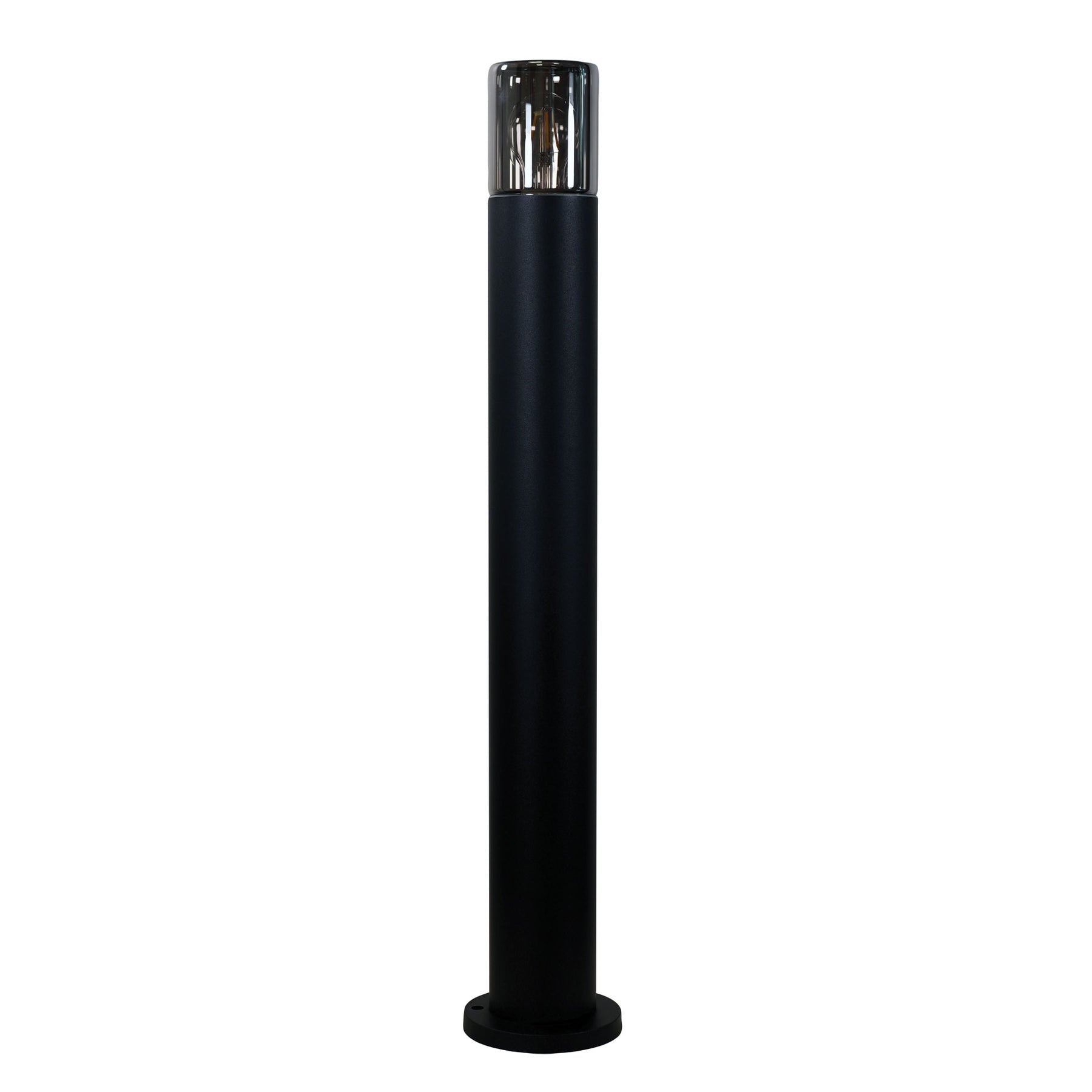 WANAKA.80 BOLLARD BLACK / SMOKE