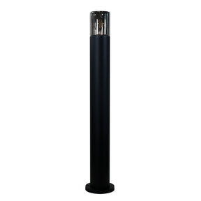 WANAKA.80 BOLLARD BLACK / SMOKE