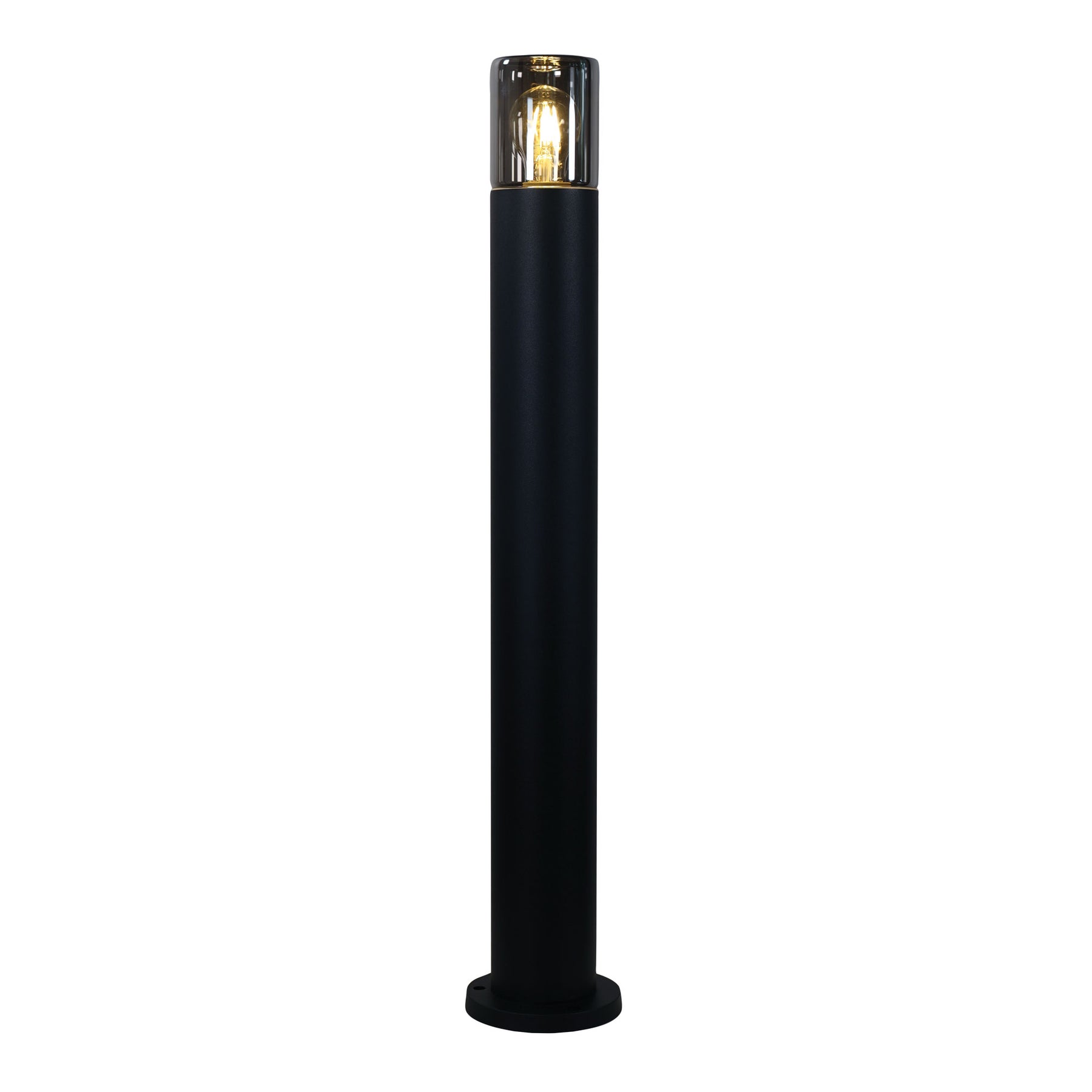WANAKA.80 BOLLARD BLACK / SMOKE