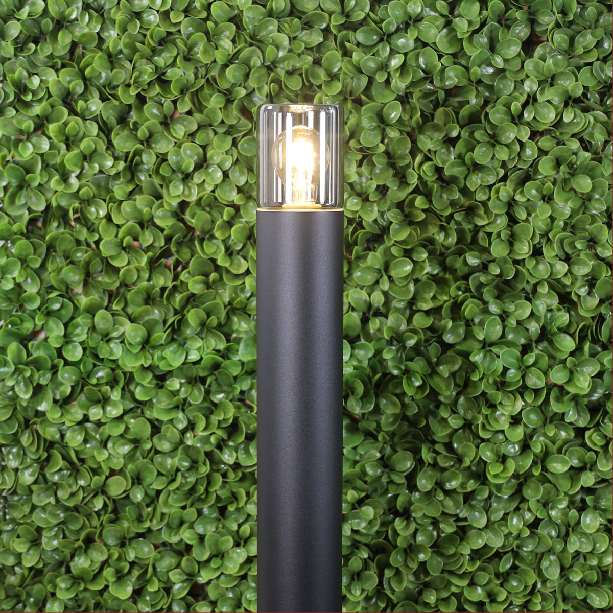 WANAKA.80 BOLLARD BLACK / SMOKE