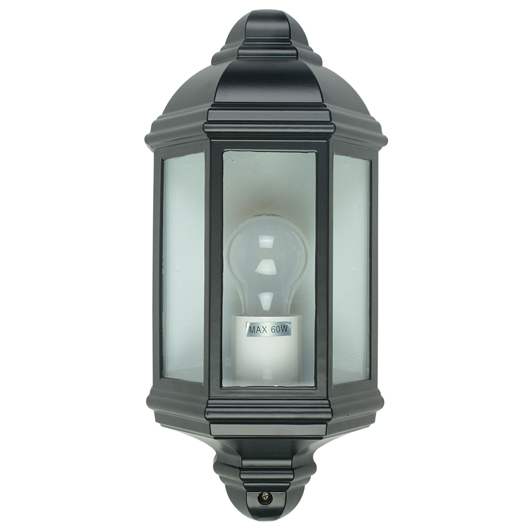 FENCHURCH FLUSH WALL LIGHT BLACK