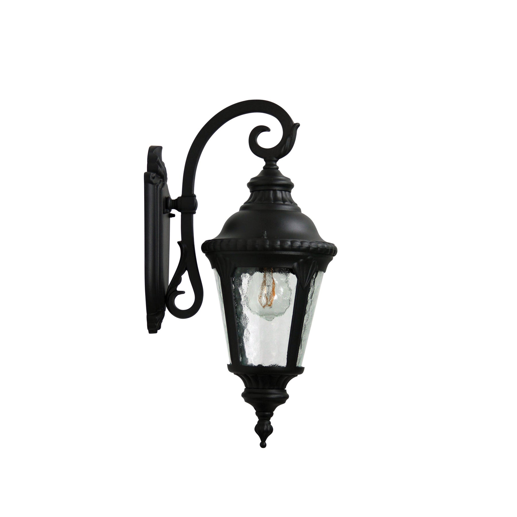 BRISTOL OUTDOOR WALL LIGHT DOWN BLACK