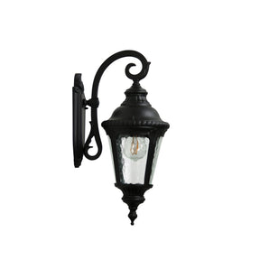 BRISTOL OUTDOOR WALL LIGHT DOWN BLACK