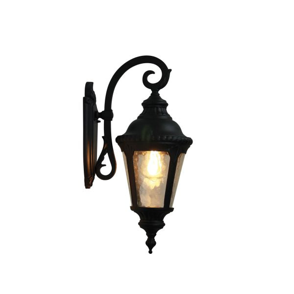 BRISTOL OUTDOOR WALL LIGHT DOWN BLACK