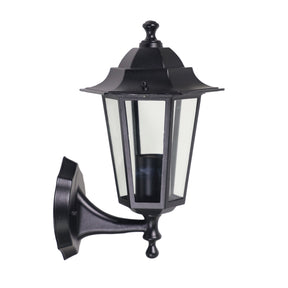 ASCOT OUTDOOR WALL LIGHT UP BLACK