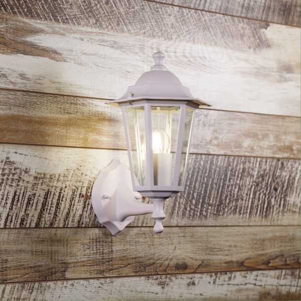 ASCOT OUTDOOR WALL LIGHT UP WHITE