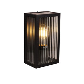 CHICAGO OUTDOOR WALL LIGHT BLACK