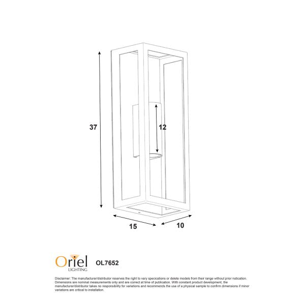 CHICAGO TWIN OUTDOOR WALL LIGHT BLACK