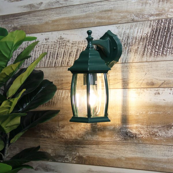 HIGHGATE DOWN EXT WALL LIGHT GREEN