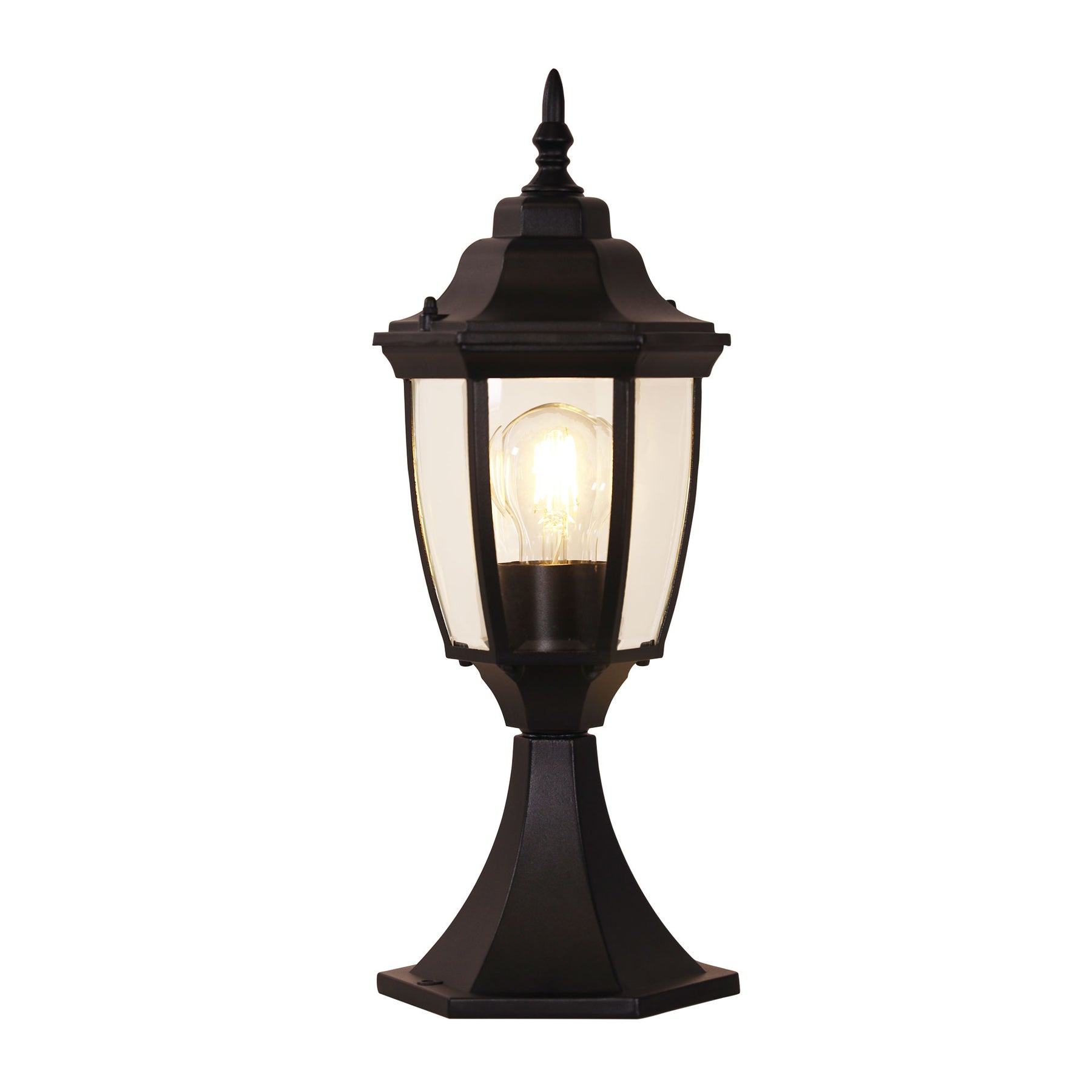 HIGHGATE NEWELL PILLAR MOUNT BLACK
