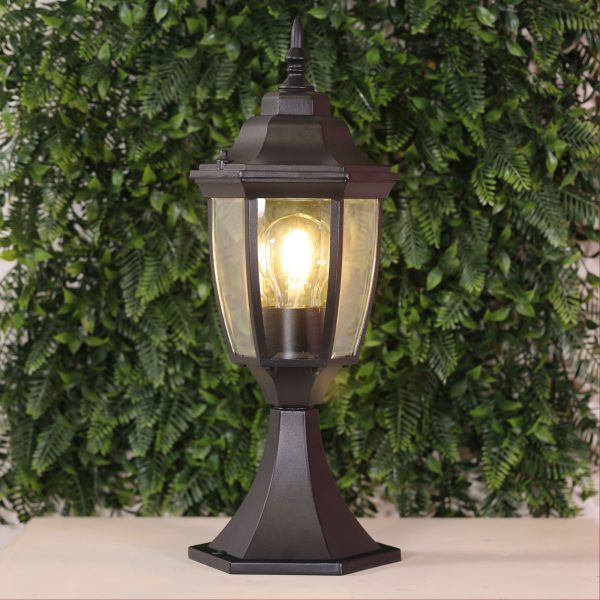 HIGHGATE NEWELL PILLAR MOUNT BLACK