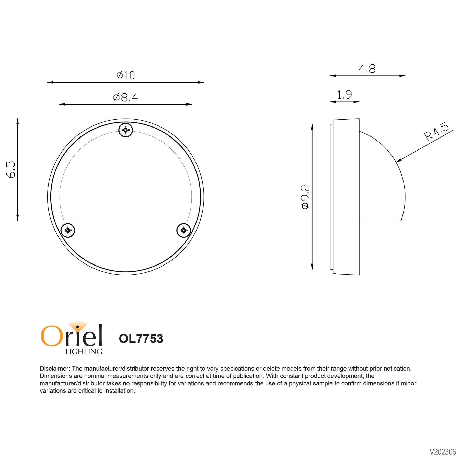 LUNA SS EYELID 12V 20W STAINLESS STEEL