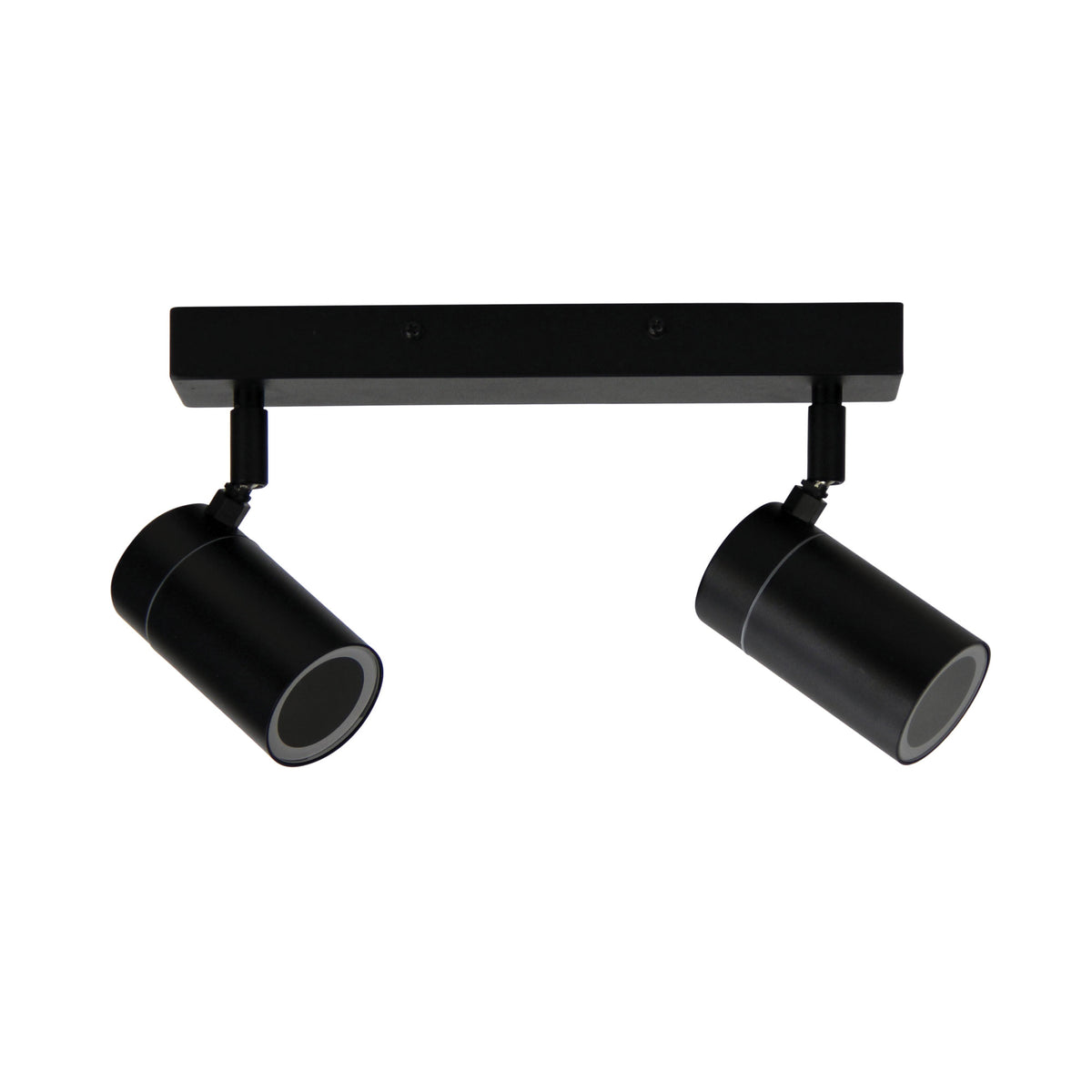 ZETA DOUBLE SPOT BLACK IP44 GU10